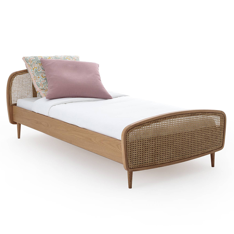 Кровать Morten Wicker Bed Светлый дуб Кровать Morten Wicker Bed Светлый дуб в Твери | Loft Concept