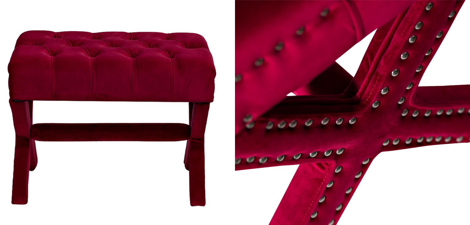 Пуф X Bench Capitone Ruby Пуф X Bench Capitone Ruby - Loft-Concept в Твери