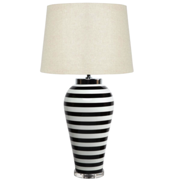 Настольная лампа Black & White Stripes Настольная лампа Black & White Stripes в Твери | Loft Concept
