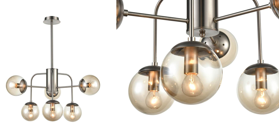 Люстра Amber Balls Chandelier 6 Люстра Amber Balls Chandelier 6 - Loft-Concept в Твери