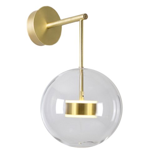 Бра BUBBLE Mono Wall Lamp Латунь Прозрачный (Transparent) Бра BUBBLE Mono Wall Lamp Латунь Прозрачный (Transparent) в Твери | Loft Concept