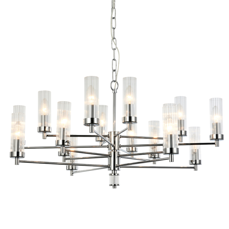 Люстра Jeanette Chandelier Chromium 85 Хром Прозрачный Люстра Jeanette Chandelier Chromium 85 Хром Прозрачный в Твери | Loft Concept
