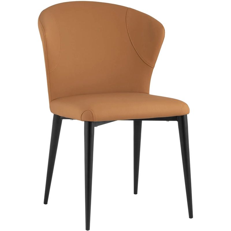 Стул Enigma Chair Оранжевая Экокожа Оранжевый Черный Стул Enigma Chair Оранжевая Экокожа Оранжевый Черный в Твери | Loft Concept