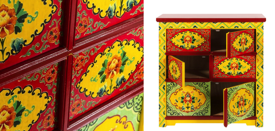 Комод в китайском стиле Chinese Multicolor Комод в китайском стиле Chinese Multicolor - Loft-Concept в Твери