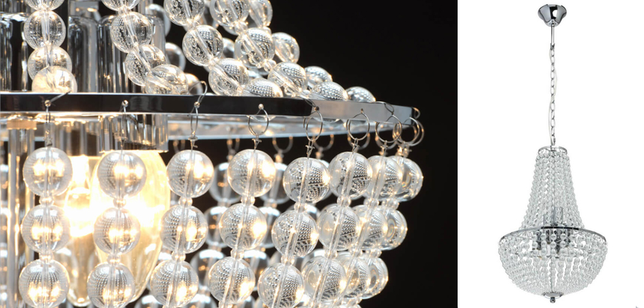Люстра Virginia Clear Beads Chandelier chrome Люстра Virginia Clear Beads Chandelier chrome - Loft-Concept в Твери