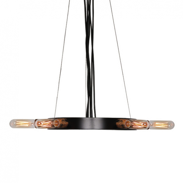Люстра Loft Star Pendant 6 Ring Черный в Твери | Loft Concept 