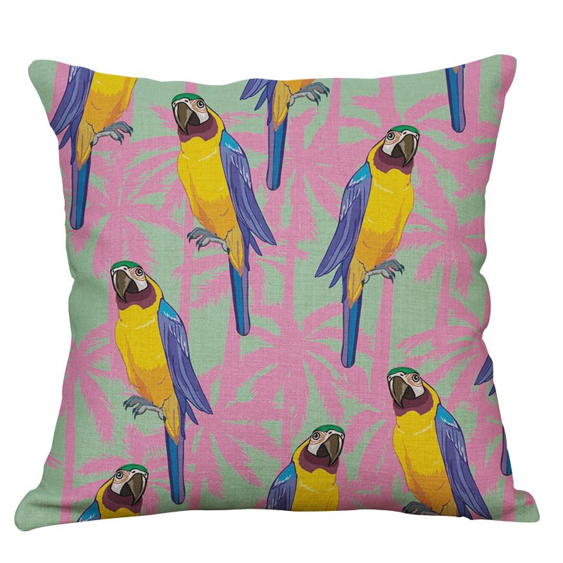 Декоративная подушка Parrots Мульти Декоративная подушка Parrots Мульти в Твери | Loft Concept
