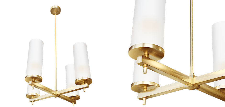 Люстра Дизайнерская Candle Holder 4 лампы Люстра Дизайнерская Candle Holder 4 лампы - Loft-Concept в Твери