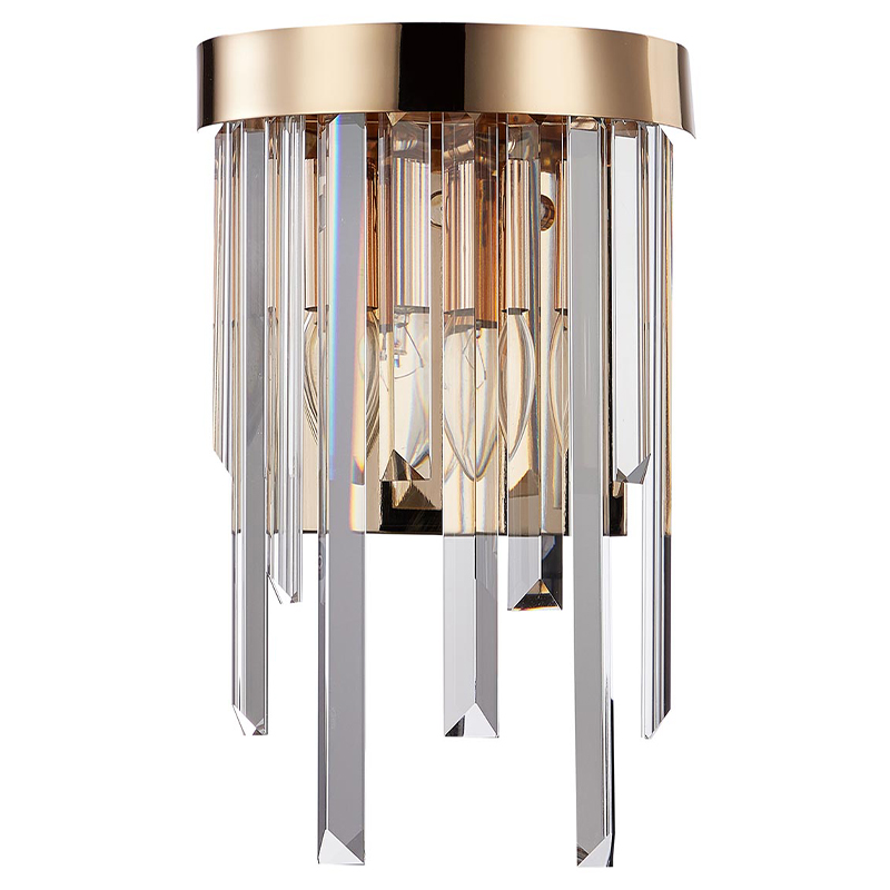Бра Bennett Wall Lamp gold Золотой Прозрачный Бра Bennett Wall Lamp gold Золотой Прозрачный в Твери | Loft Concept
