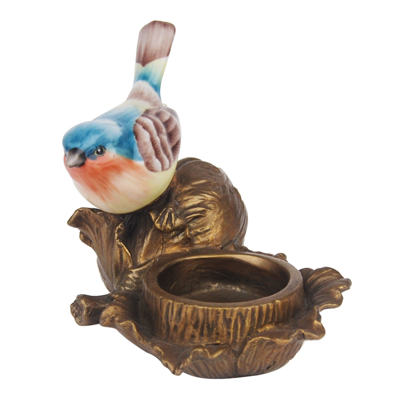 Подсвечник Color Bird Candlestick Бронза Мульти Подсвечник Color Bird Candlestick Бронза Мульти в Твери | Loft Concept