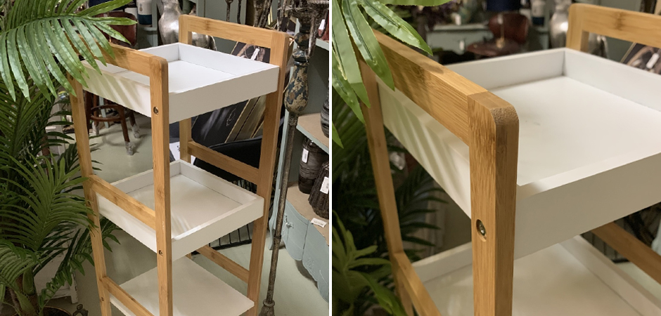 Стеллаж Stockholm White & Beige Slim Стеллаж Stockholm White & Beige Slim - Loft-Concept в Твери