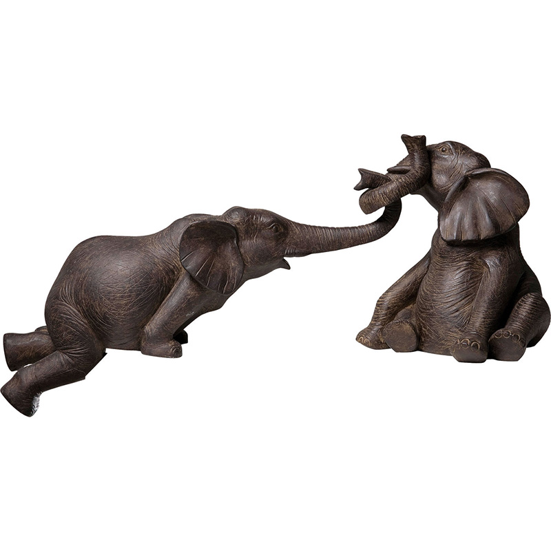Статуэтка Two Elephants Коричневый в Твери | Loft Concept 