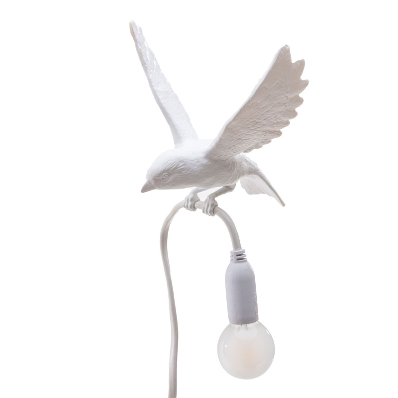 Настольная лампа Seletti Sparrow Landing Белый Настольная лампа Seletti Sparrow Landing Белый в Твери | Loft Concept