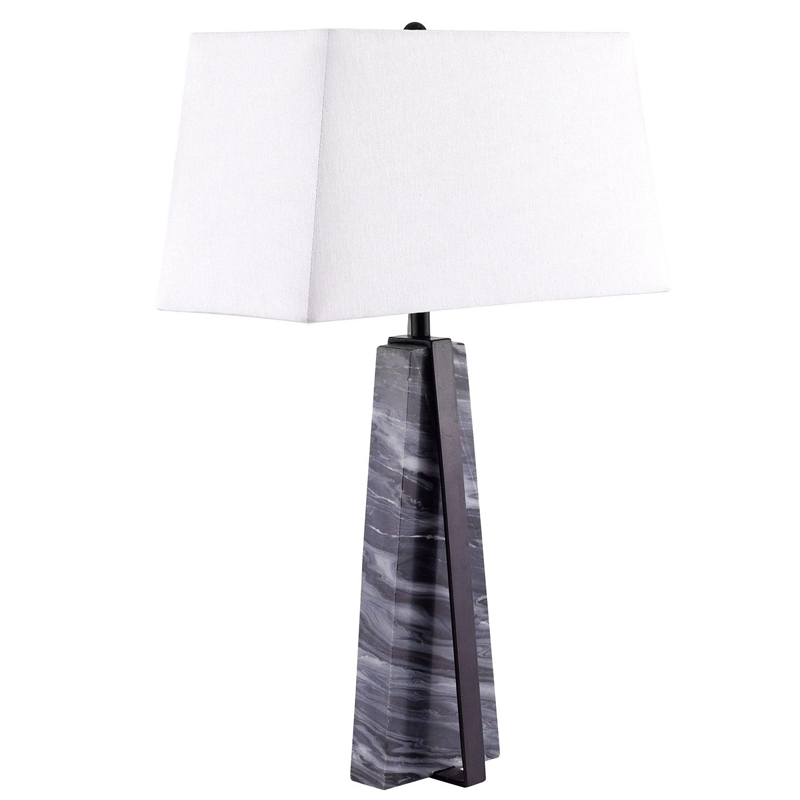 Дизайнерская настольная лампа MARTANA LAMP Белый Черный Серый Дизайнерская настольная лампа MARTANA LAMP Белый Черный Серый в Твери | Loft Concept