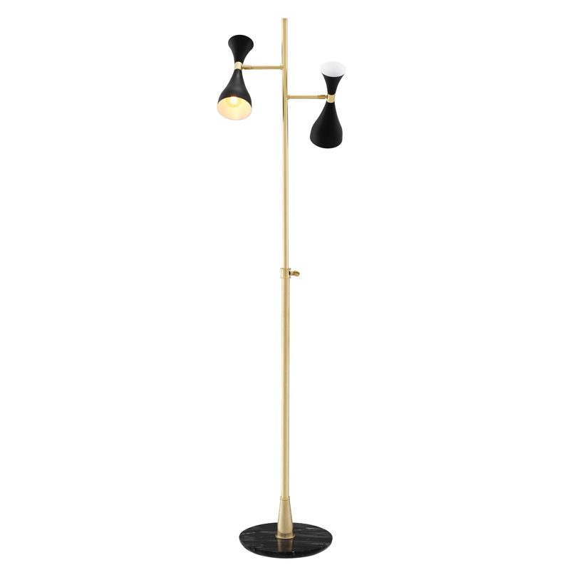 Торшер Eichholtz Floor Lamp Cordero Латунь Черный Мрамор Nero Черный Торшер Eichholtz Floor Lamp Cordero Латунь Черный Мрамор Nero Черный в Твери | Loft Concept