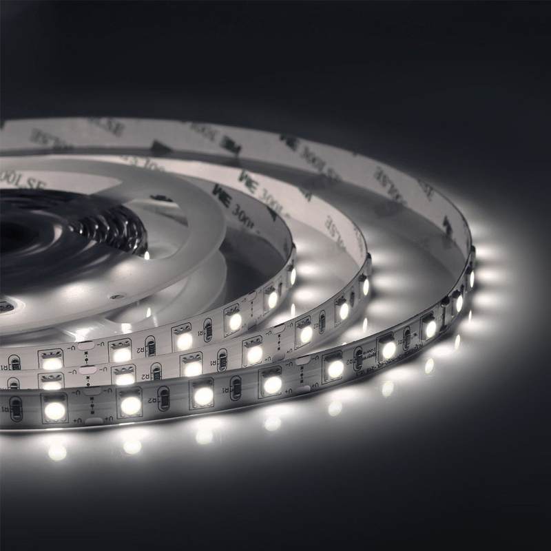 Комплект светодиодной ленты 14,4W/m 60LED/m 5050SMD холодный белый Белый Комплект светодиодной ленты 14,4W/m 60LED/m 5050SMD холодный белый Белый в Твери | Loft Concept