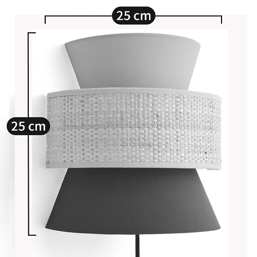 Бра с плетеным декором Bonnie Wicker Green Wall Lamp Бра с плетеным декором Bonnie Wicker Green Wall Lamp в Твери