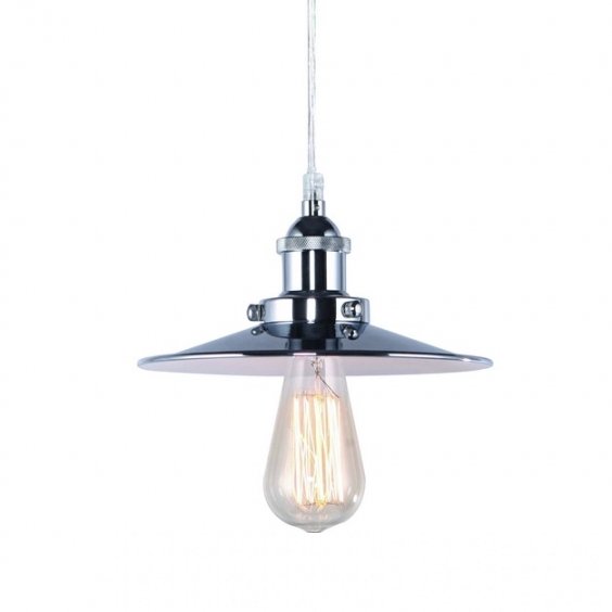 Подвесной светильник 20TH C. Factory Filament Metal Single Pendant Хром Подвесной светильник 20TH C. Factory Filament Metal Single Pendant Хром в Твери | Loft Concept