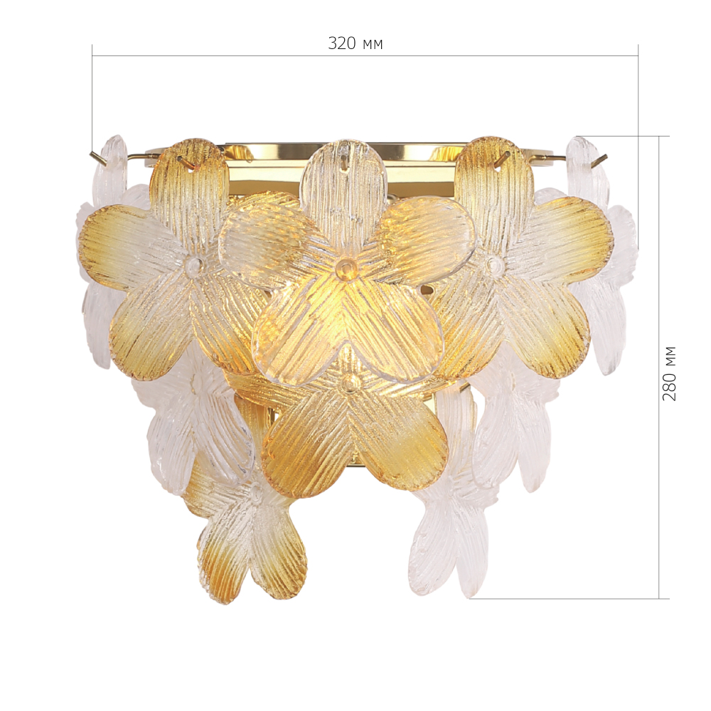 Бра с цветочными мотивами Light Floral Glow в Твери