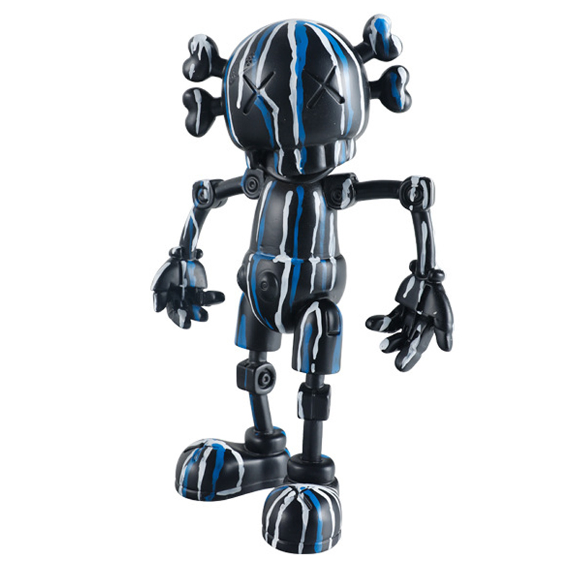Статуэтка Cartoon Robot Черный Синий Белый Статуэтка Cartoon Robot Черный Синий Белый в Твери | Loft Concept
