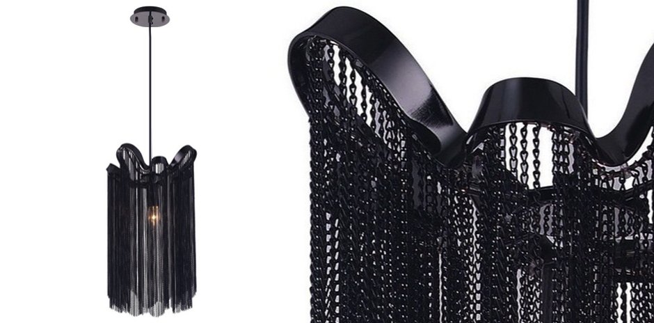Подвесной светильник Atlantis Chain Black Подвесной светильник Atlantis Chain Black - Loft-Concept в Твери