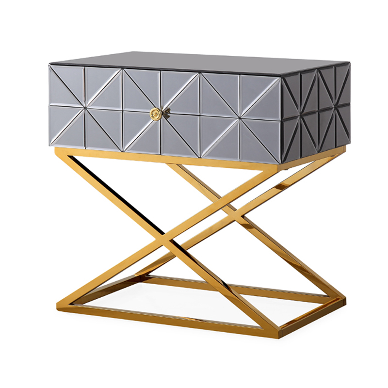 Приставной столик Mirrored Furniture Золотой Приставной столик Mirrored Furniture Золотой в Твери | Loft Concept