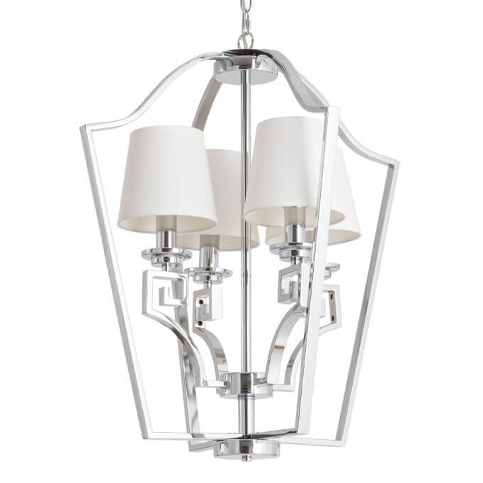 Люстра Lantern Presidential Chromium Хром Белый Люстра Lantern Presidential Chromium Хром Белый в Твери | Loft Concept