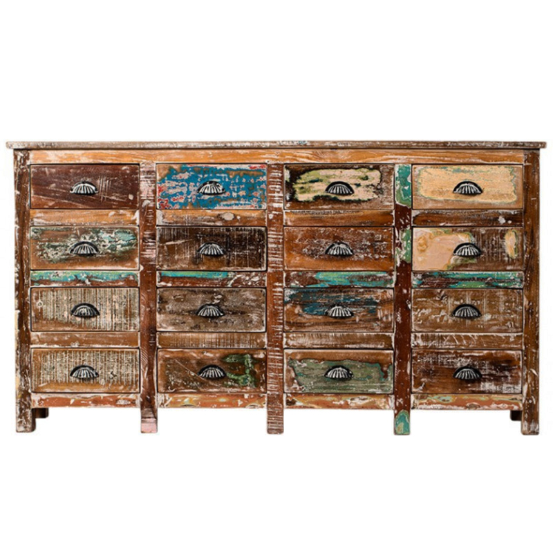 Комод под старину 16 ящиков в стиле Лофт Antique Wood 16 boxes Мульти Комод под старину 16 ящиков в стиле Лофт Antique Wood 16 boxes Мульти в Твери | Loft Concept