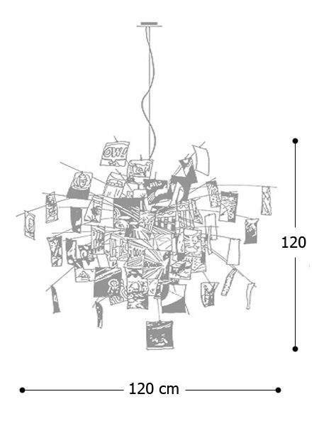Светильник Zettel Z 5 Ingo Maurer text в Твери