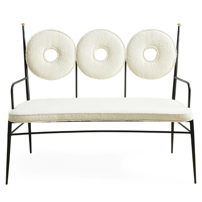 Банкетка Rondo Bench ivory ( слоновая кость ) Банкетка Rondo Bench ivory ( слоновая кость ) в Твери | Loft Concept