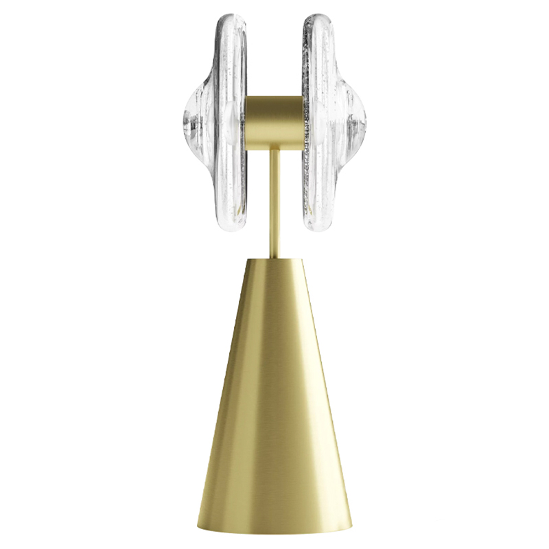Настольная лампа Balance brass Латунь Прозрачный Настольная лампа Balance brass Латунь Прозрачный в Твери | Loft Concept