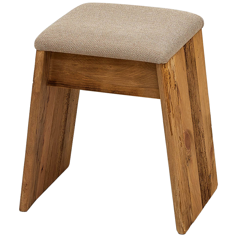 Пуф деревянный Aime Wood Pouf Древесина Бежево-серый Пуф деревянный Aime Wood Pouf Древесина Бежево-серый в Твери | Loft Concept