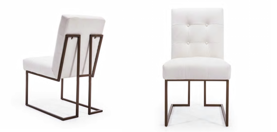 Стул обеденный Burleigh Dining Chair Pearl Iron Стул обеденный Burleigh Dining Chair Pearl Iron - Loft-Concept в Твери