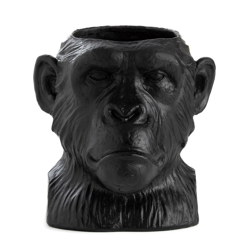 Ваза Black Monkey Черный матовый Ваза Black Monkey Черный матовый в Твери | Loft Concept
