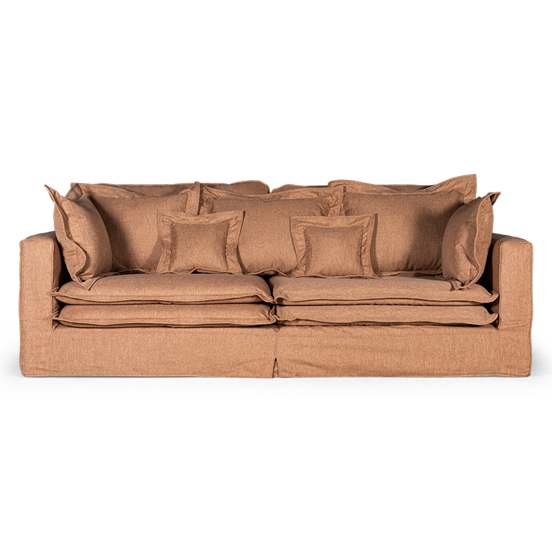 Диван Evelyn Textile Brown Sofa Коричневый Диван Evelyn Textile Brown Sofa Коричневый в Твери | Loft Concept