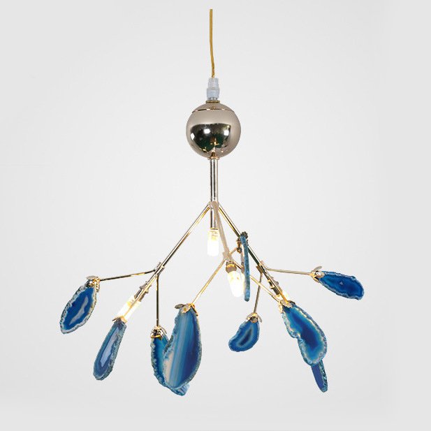 Люстра Agate Feathers mini Глянцевое золото Люстра Agate Feathers mini Глянцевое золото в Твери | Loft Concept