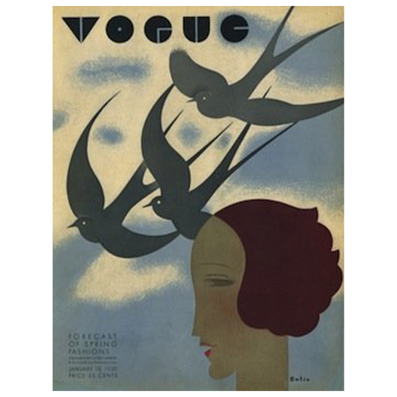 Постер Vogue Cover 1930 January Постер Vogue Cover 1930 January в Твери | Loft Concept