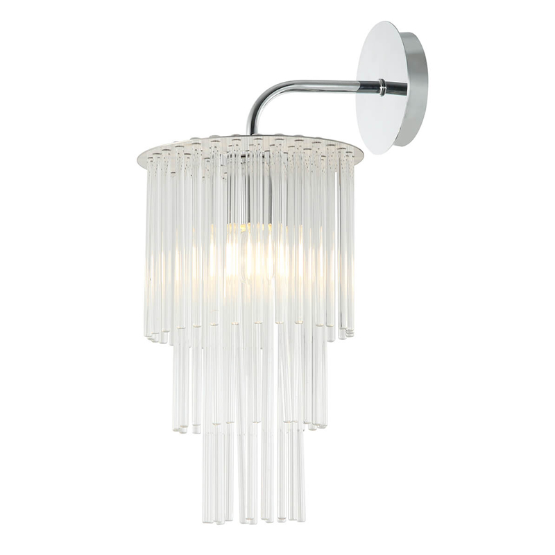 Бра Harrison Sconce chrome Хром Прозрачный Бра Harrison Sconce chrome Хром Прозрачный в Твери | Loft Concept