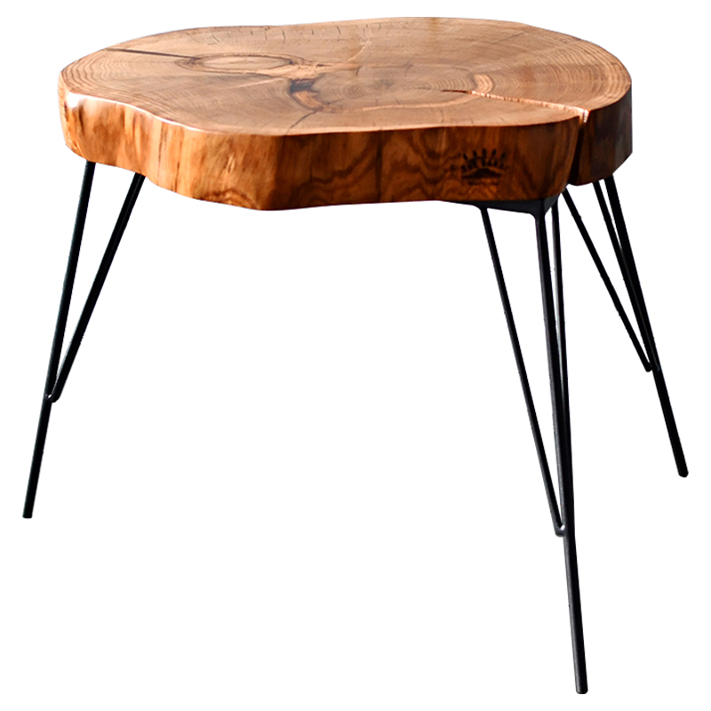 Кофейный стол Randy Industrial Metal Rust Coffee Table Светлый дуб Черный Кофейный стол Randy Industrial Metal Rust Coffee Table Светлый дуб Черный в Твери | Loft Concept