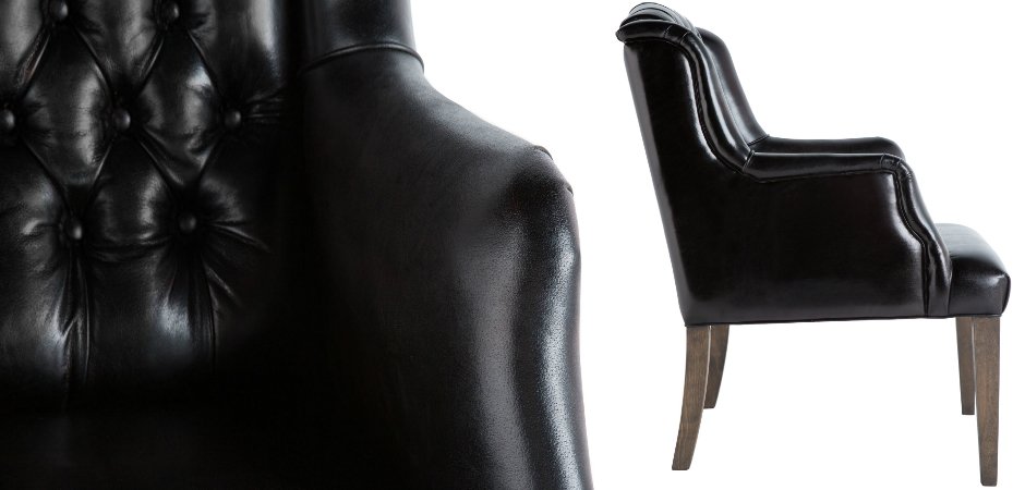 Кресло Leather Elegance Black Кресло Leather Elegance Black - Loft-Concept в Твери