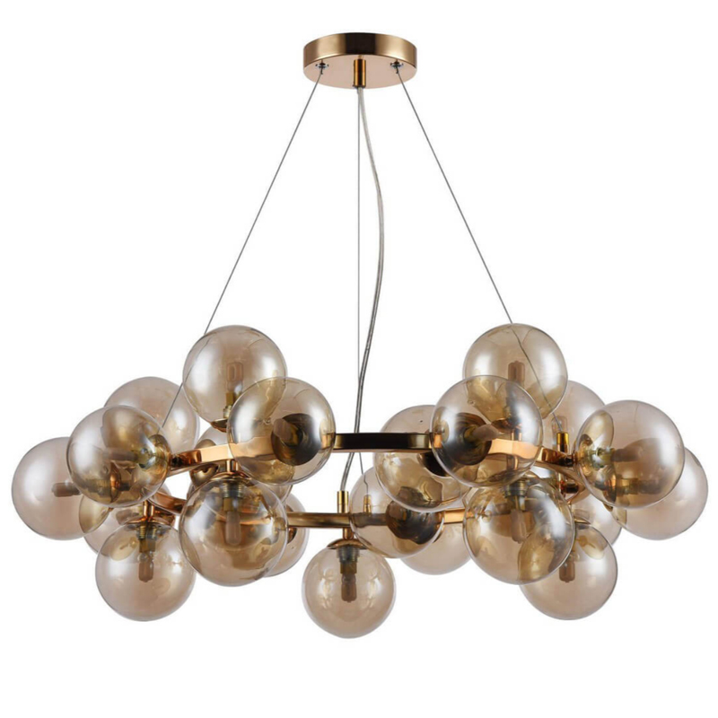 Люстра Berries Chandelier Amber 70 матовое золото Янтарь (Amber) Люстра Berries Chandelier Amber 70 матовое золото Янтарь (Amber) в Твери | Loft Concept