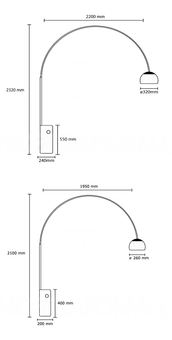 Торшер Flos Arco в Твери