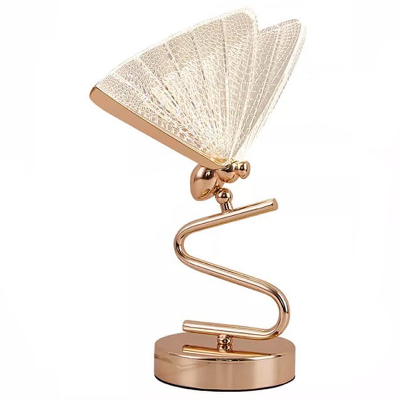 Ночник с Бабочкой Butterfly Table Lamp A Прозрачный Глянцевое золото Ночник с Бабочкой Butterfly Table Lamp A Прозрачный Глянцевое золото в Твери | Loft Concept