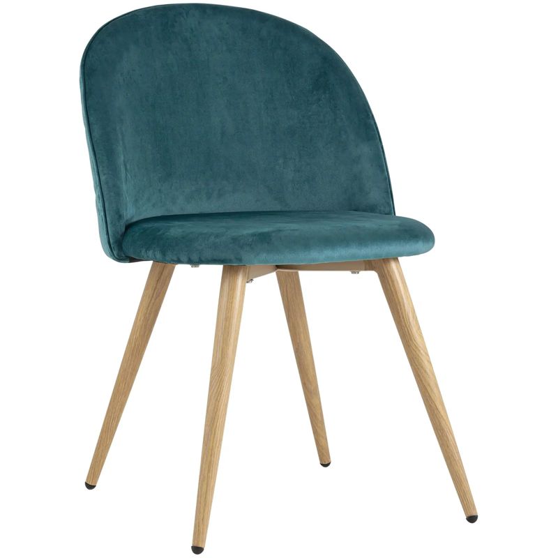 Стул Miruna Chair Спинка Ромбы Синий Велюр Морская синь Древесина Стул Miruna Chair Спинка Ромбы Синий Велюр Морская синь Древесина в Твери | Loft Concept