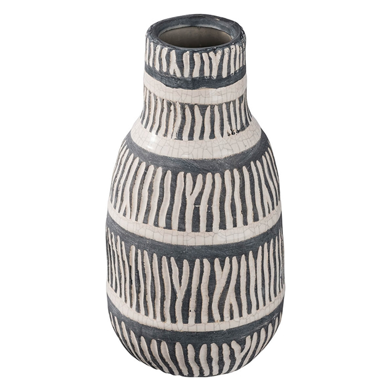 Ваза Kamaria Vase M Серый Белый Ваза Kamaria Vase M Серый Белый в Твери | Loft Concept