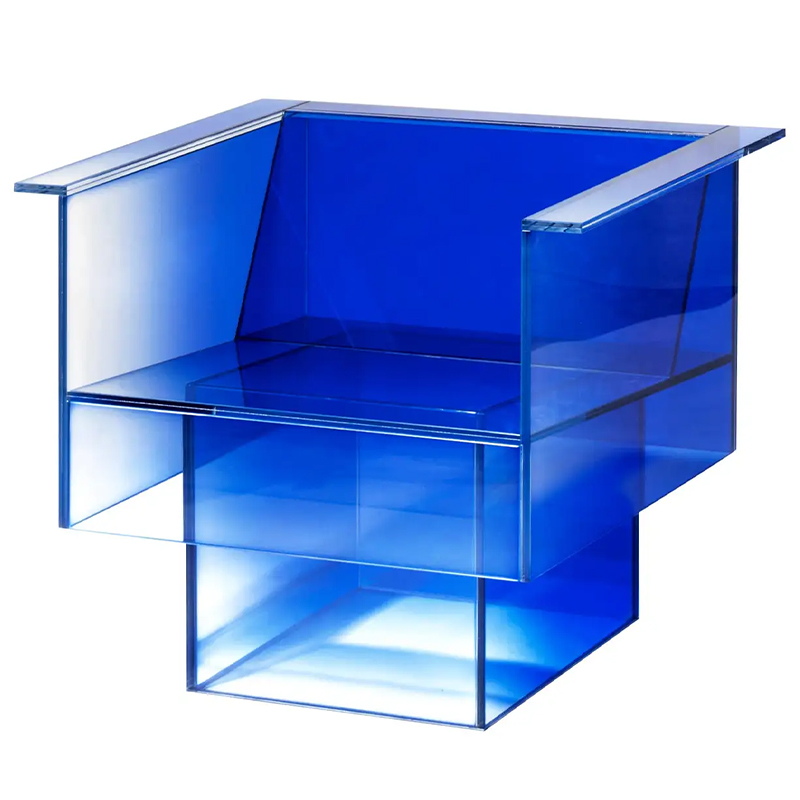Дизайнерское Кресло Null Blue Glass Clear Armchair by Studio Buzao Прозрачный Синий Сапфирово-синий Дизайнерское Кресло Null Blue Glass Clear Armchair by Studio Buzao Прозрачный Синий Сапфирово-синий в Твери | Loft Concept