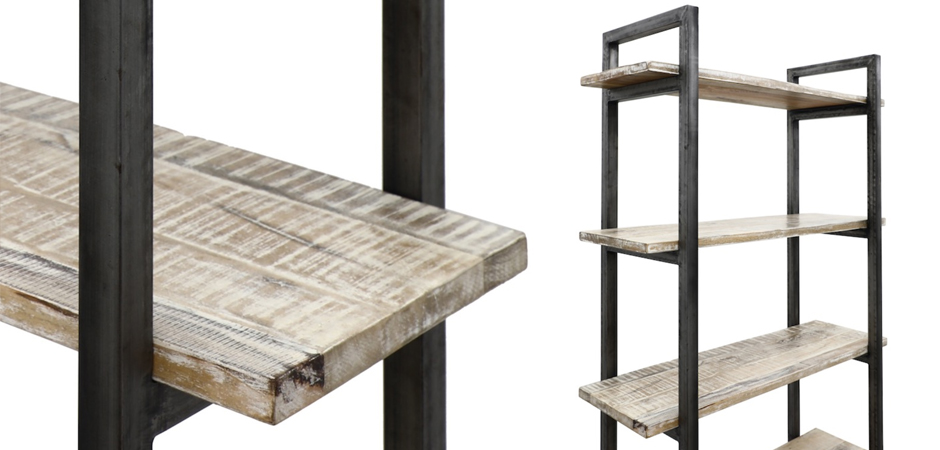 Стеллаж Takari Industrial light Wood Стеллаж Takari Industrial light Wood - Loft-Concept в Твери