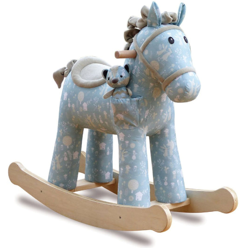 Лошадка-качалка голубая Oscar Pony Голубой Лошадка-качалка голубая Oscar Pony Голубой в Твери | Loft Concept