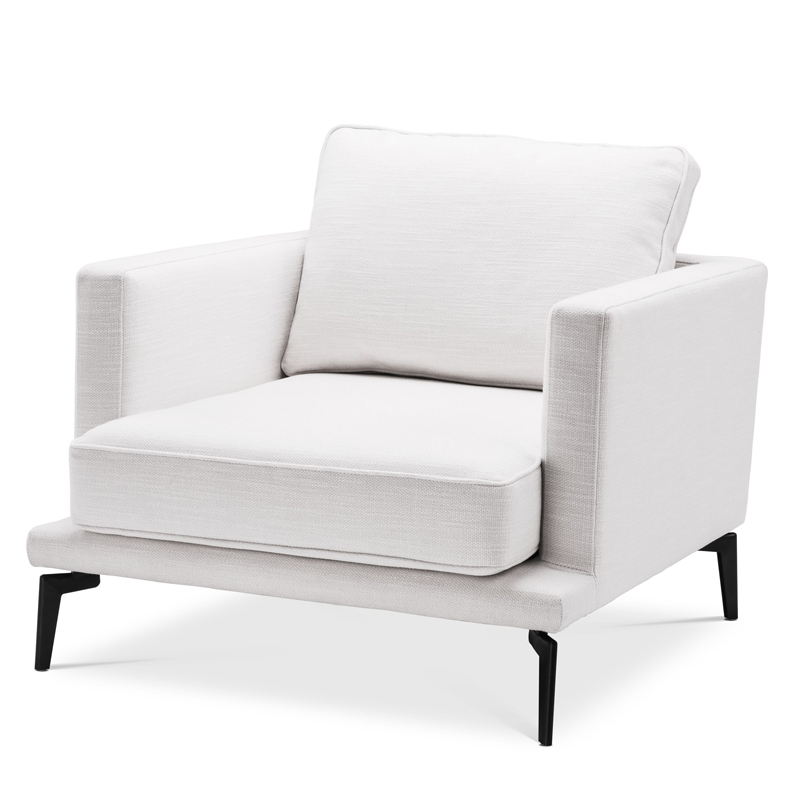 Кресло Eichholtz Chair Avenue 54 Белый Черный Кресло Eichholtz Chair Avenue 54 Белый Черный в Твери | Loft Concept