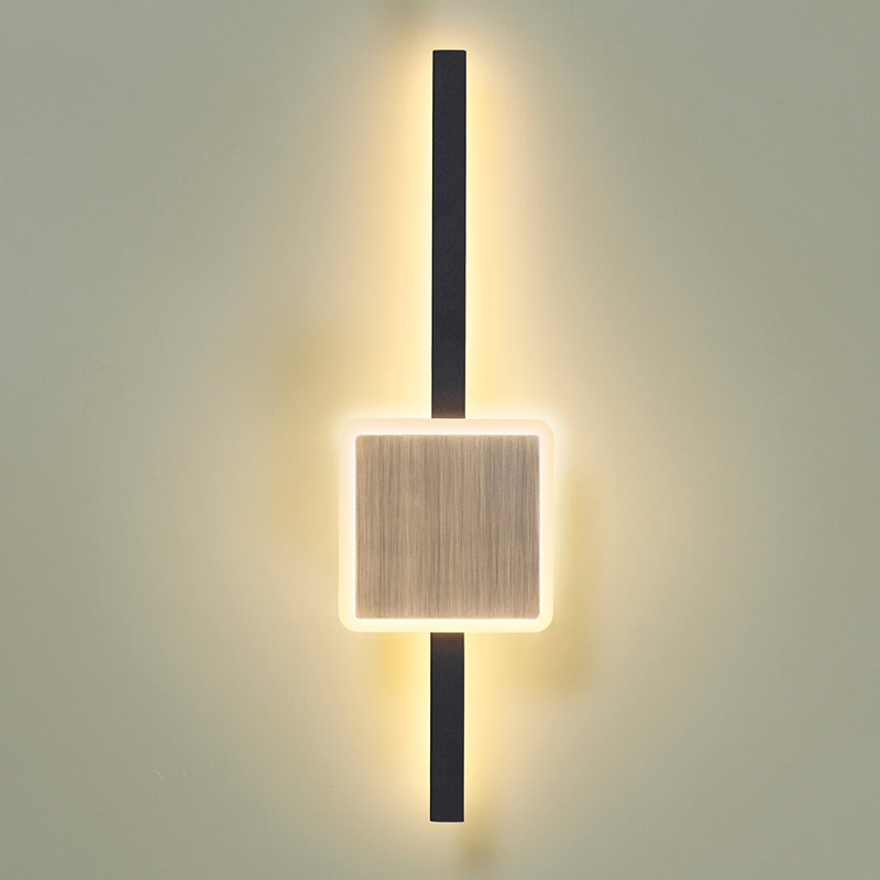 Бра Barrette Square Sconce 40 Черный Античная Бронза Бра Barrette Square Sconce 40 Черный Античная Бронза в Твери | Loft Concept